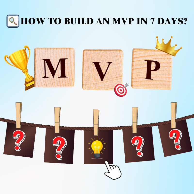 MVP development build an MVP MVP in 7 days startup MVP